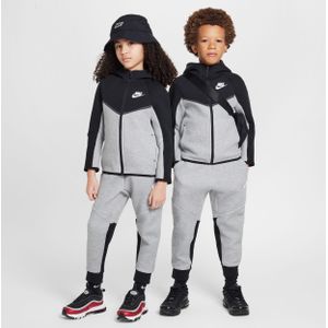 Nike Sportswear tweedelige set van Tech Fleece met rits over de hele lengte voor kleuters - Grijs