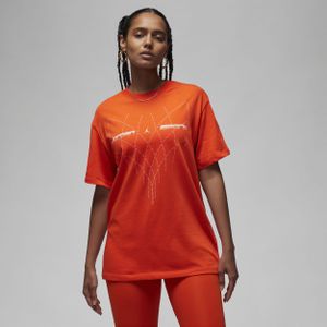 Jordan Sport T-shirt met graphic voor dames - Rood