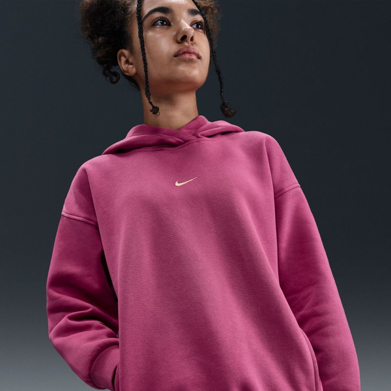 Oversized hoodie voor meisjes Nike Club Fleece