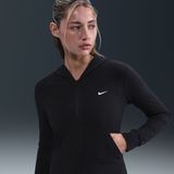 Nike - Sportswear - Damestop - Bruin - Met Rits Over De Hele Lengte En Capuchon