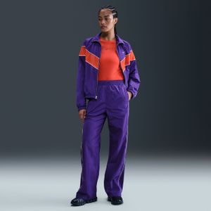 Nike - Windrunner - Geweven Damesbroek - Wit - Hoge Taille