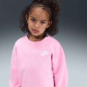 Nike ruimvallend shirt met ronde hals voor kleuters - Roze