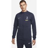 Tottenham Hotspur Academy Pro Nike knit voetbaljack met rits over de hele lengte voor heren - Blauw