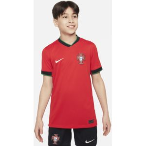 Portugal (herenelftal) 2024/25 Stadium Thuis Nike Dri-FIT replica voetbalshirt voor kids - Rood