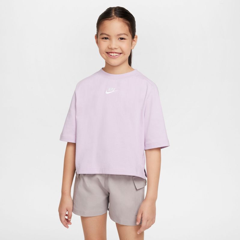 Nike - Sportswear - Meisjestop - Groen - Korte Mouwen