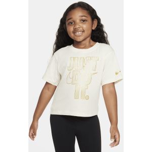 Nike Shine Boxy Tee T-shirt voor kleuters - Wit