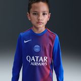 Paris Saint-Germain - Academy Pro Derde - Warming-uptop - Blauw - Dri-FIT met Lange Mouwen
