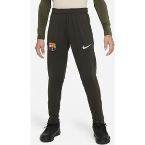 FC Barcelona Strike Nike Dri-FIT knit voetbalbroek voor kids - Groen