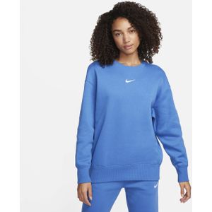 Nike Sportswear Phoenix Fleece Oversized sweatshirt met ronde hals voor dames - Blauw