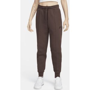 Nike Sportswear Tech Fleece Joggingbroek met halfhoge taille voor dames - Bruin