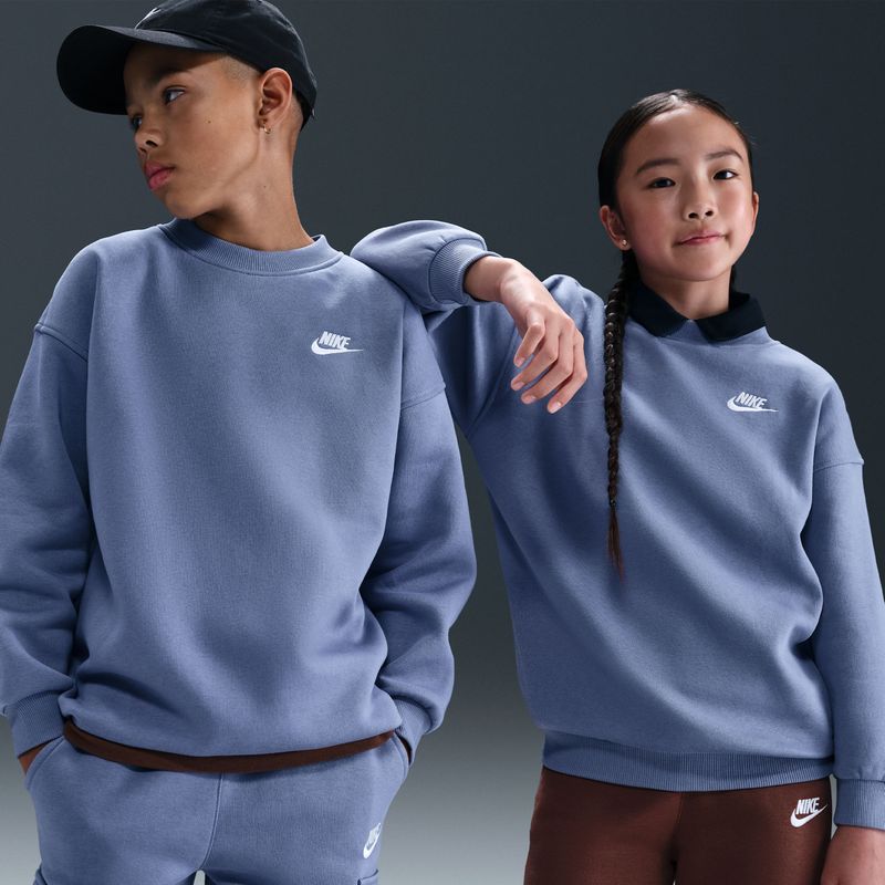 Nike - Sportswear Club Fleece - Oversized Sweatshirt - World Indigo