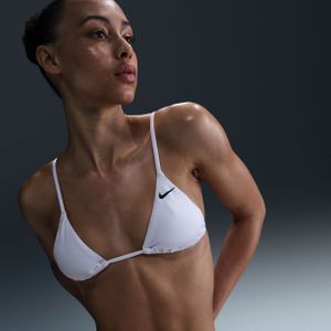 Nike Swim Essential triangelbikinitop - Wit