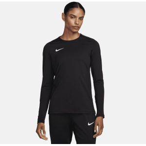 Nike Strike Dri-FIT voetbaltop met ronde hals voor dames - Zwart