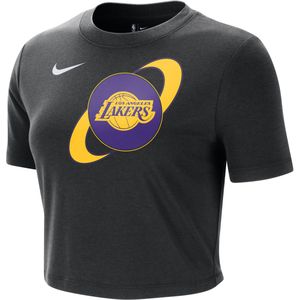 Los Angeles Lakers Courtside Nike NBA T-shirt voor heren - Zwart