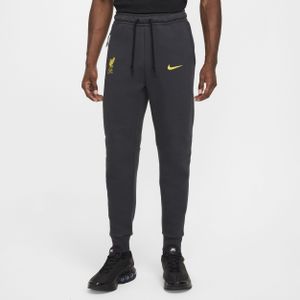 Liverpool FC Tech Derde Nike voetbaljoggingbroek van fleece voor heren - Grijs