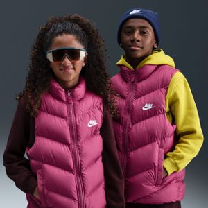 Nike All Day Play gewatteerde Therma-FIT bodywarmer met ruime pasvorm voor kids - Paars
