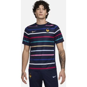 FFF Academy Pro Thuis Nike Dri-FIT warming-uptop voor heren - Blauw