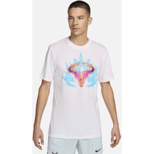 Rafa NikeCourt Dri-FIT tennisshirt voor heren - Wit