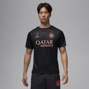 Paris Saint-Germain Academy Pro Derde Jordan Dri-FIT warming-uptop voor heren - Zwart