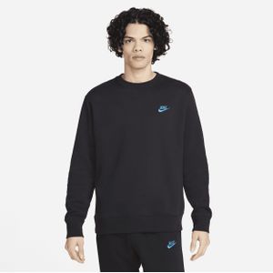 Nike Sportswear Club Sweatshirt van fleece voor heren - Zwart