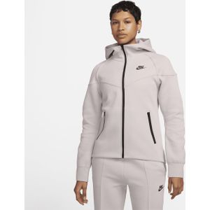 Nike Sportswear Tech Fleece Windrunner Hoodie met rits voor dames - Paars