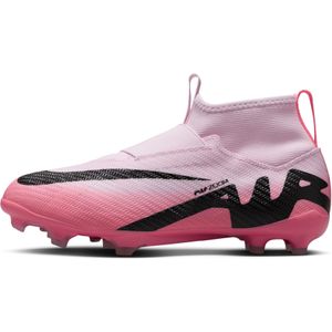 Nike Jr. Mercurial Superfly 9 Pro high-top voetbalschoenen voor kleuters/kids (turf) - Roze