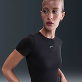 Nike Form damestop met korte mouwen - Zwart