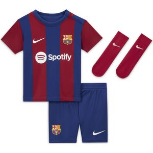FC Barcelona 2023/24 Thuis Nike Dri-FIT driedelig tenue voor baby's/peuters - Blauw