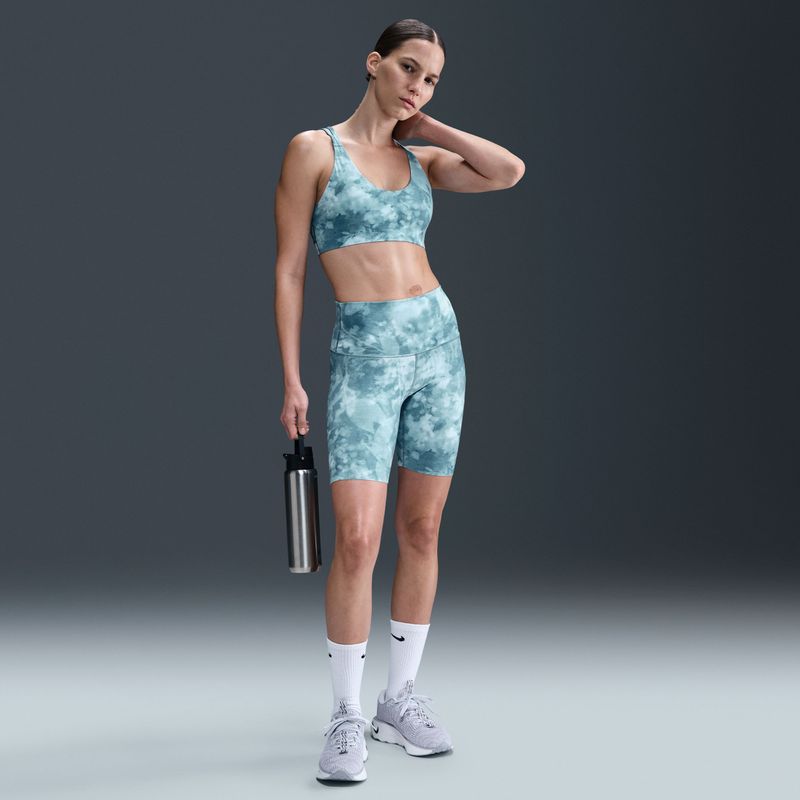 Nike - Zenvy - Bikershorts - Blauw - Hoge Taille - 20 cm