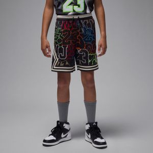 Jordan Dri-FIT MJ Sport Diamond kindershorts met print - Zwart