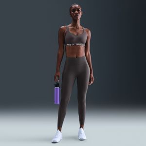 Nike Universa 7/8-legging met hoge taille en zonder naad aan de voorkant voor dames - Grijs