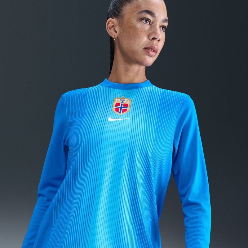 Nike - Noorwegen 2025/26 Stadium Goalkeeper - Replicavoetbalshirt - Blauw - Lange Mouwen