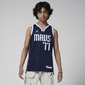 Dallas Mavericks Statement Edition Swingman Nike Dri-FIT jersey voor kids - Blauw