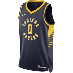 Indiana Pacers Icon Edition Nike Dri-FIT Swingman NBA-jersey voor heren - Blauw