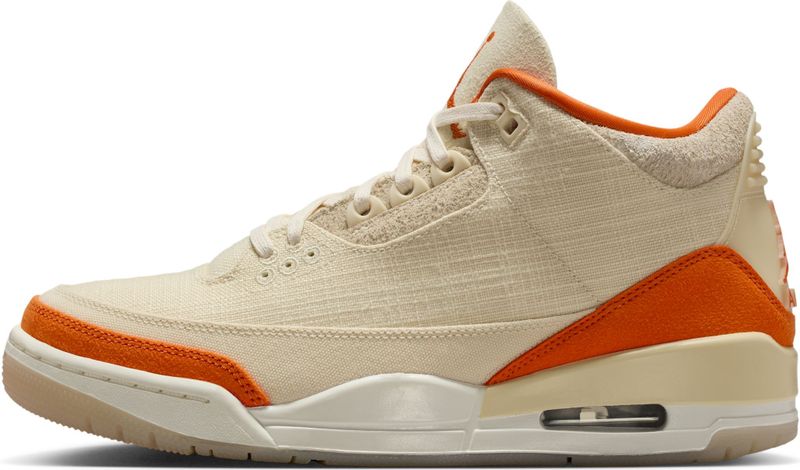 Jordan - Aj3 Retro - Sneakers - Oranje - Dames - Leer en Synthetisch