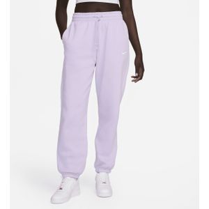 Nike Sportswear Phoenix Fleece Oversized joggingbroek met hoge taille voor dames - Paars