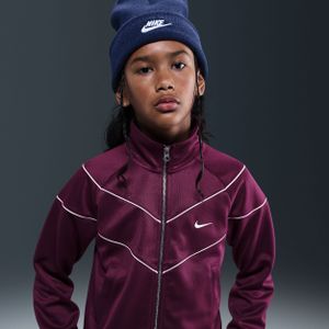 Nike - Poly Knit Track Jacket - Rood - Junior Meisjes
