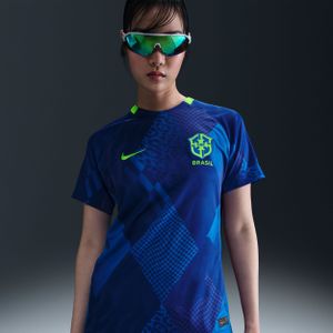 Nike - Dri-FIT - Replicavoetbalshirt - Blauw - Brazilië 2025 Stadium Uit (vrouwenelftal)