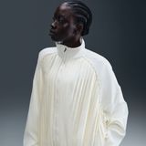 Nike Collection geplooid trainingsjack voor dames - Wit