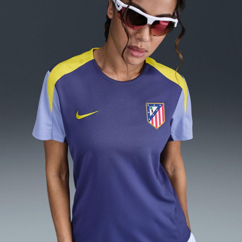 Nike - Dri-FIT - Voetbaltop - Paars - Korte Mouwen - Dames