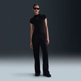 Nike - Sportswear Windrunner - Aansluitende Knit Damesbroek - Blauw - Halfhoge Taille