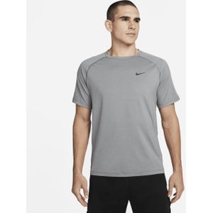 Nike Ready Dri-FIT fitnesstop met korte mouwen voor heren - Grijs