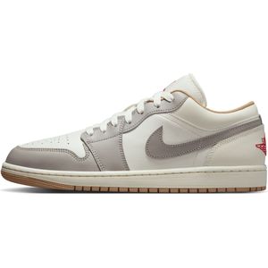 Nike - Air Jordan 1 Low - Sneakers - Wit - Leer
