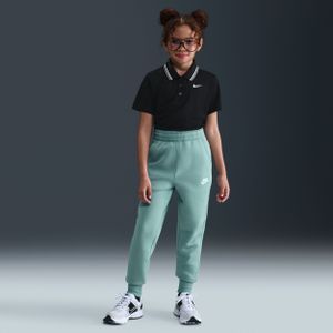 Nike - Club Fleece - Aansluitende Meisjesbroek - Groen - Hoge Taille