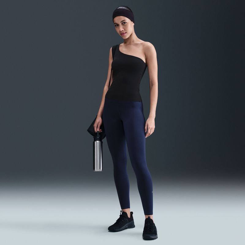 Nike - One Therma-FIT - Legging - Blauw - Hoge Taille