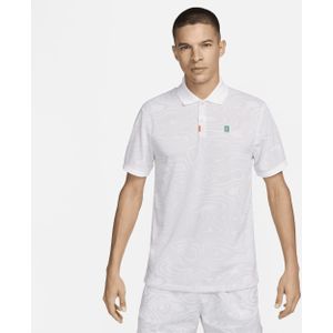 The Nike Polo Heritage Dri-FIT tennispolo voor heren - Wit