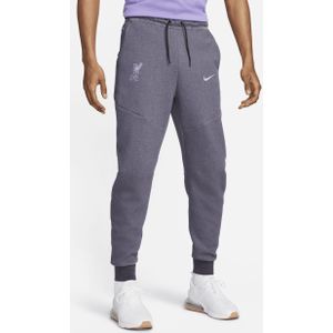 Liverpool FC Tech Fleece Third Nike voetbaljoggingbroek voor heren - Grijs