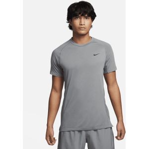 Nike Flex Rep Dri-FIT fitnesstop met korte mouwen voor heren - Grijs