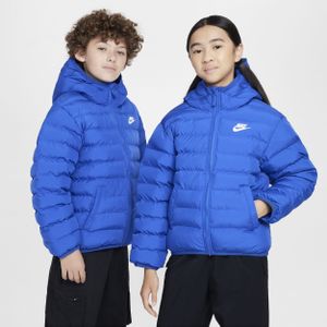 Nike Sportswear Lightweight Synthetic Fill ruimvallend kinderjack met capuchon - Blauw