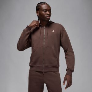 Jordan Brooklyn Fleece hoodie met rits voor heren - Bruin